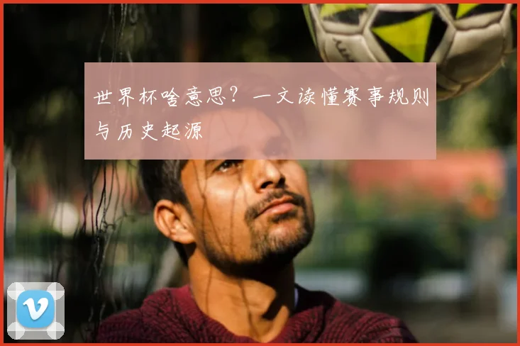 世界杯啥意思？一文读懂赛事规则与历史起源